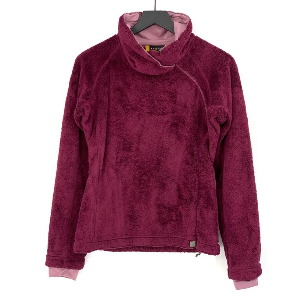 MOUNTAIN HARDWARE Teddy Fleece Pullover Sweater Magenta S